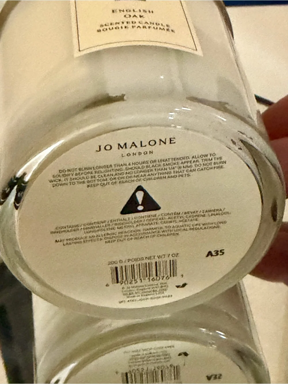 Jo Malone London English Oak & Redcurrant Scented Candle Sealed NIB